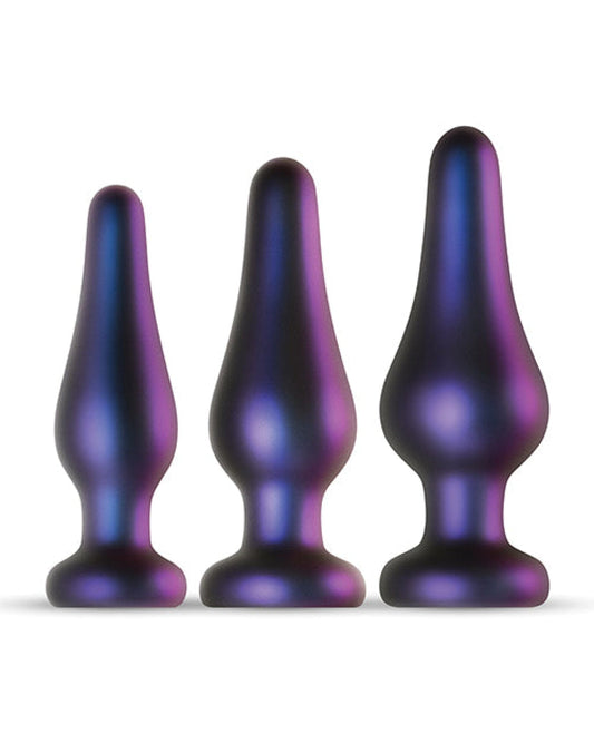 Doll Authority Anal Products Hueman Comets Butt Plug Set Of 3 - Purple