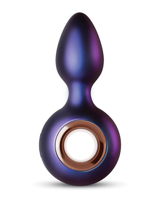 Doll Authority Anal Products Hueman Deep Space Vibrating Anal Plug - Purple