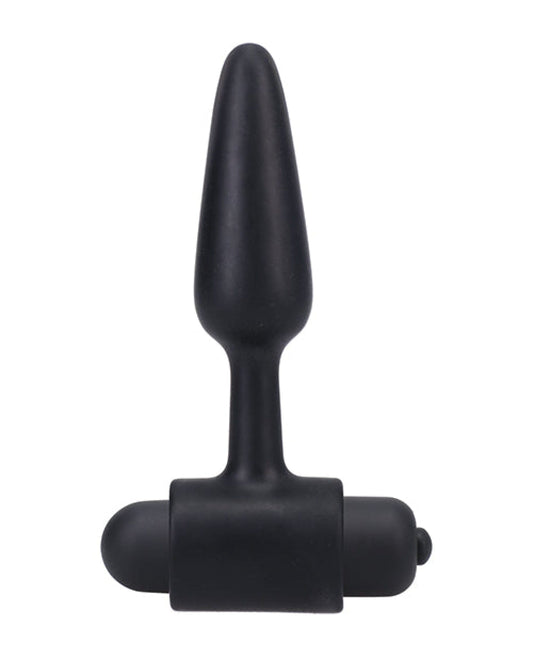 Doll Authority Anal Products In A Bag 3" Vibrating Butt Plug - Black