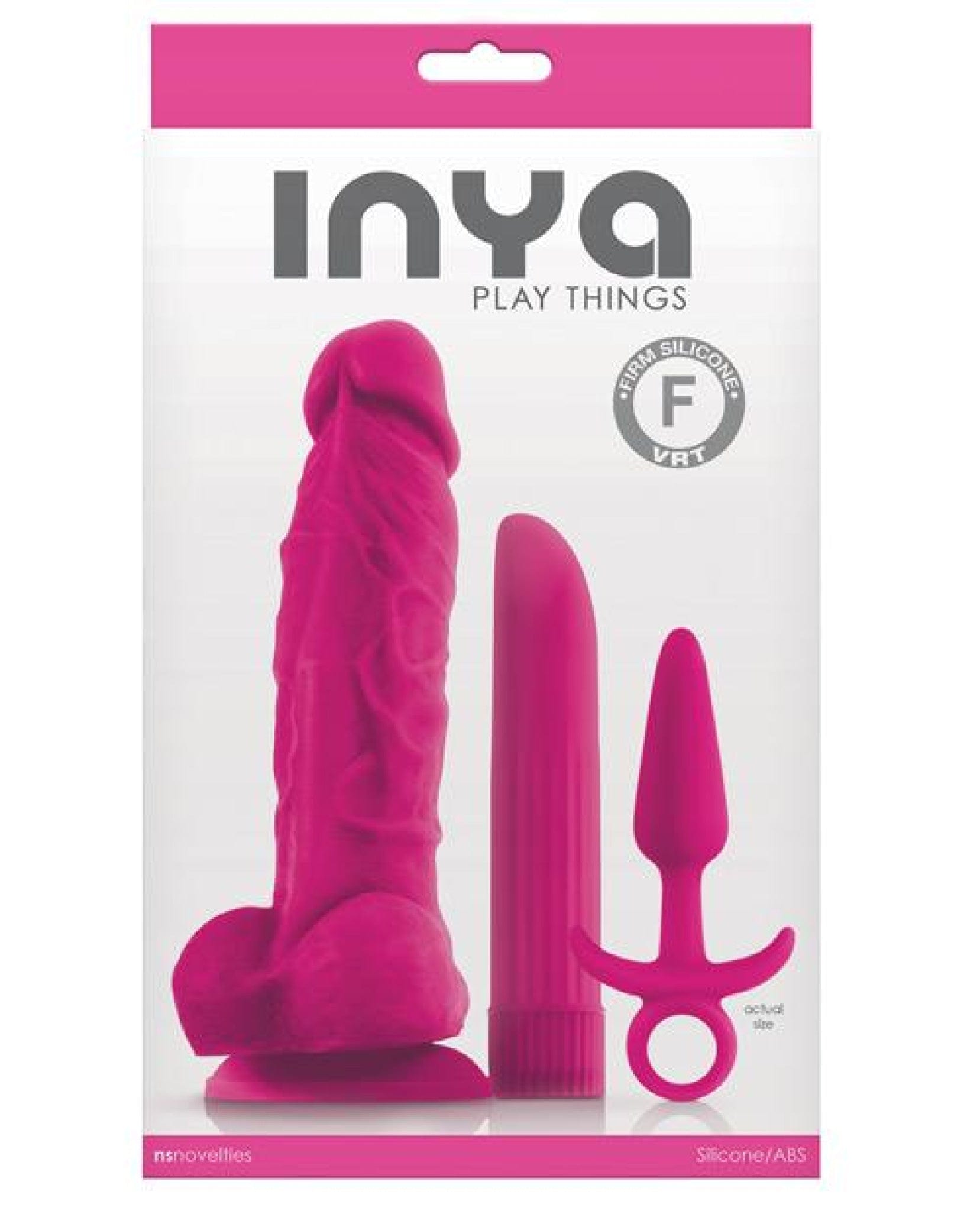 Doll Authority Anal Products Pink "Inya Play Things Set Of Plug