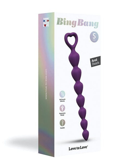 Doll Authority Anal Products Violet Small Love To Love Bing Bang Anal Beads