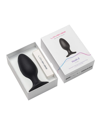 Doll Authority Anal Products Lovense Hush 2 2.25" Butt Plug - Black