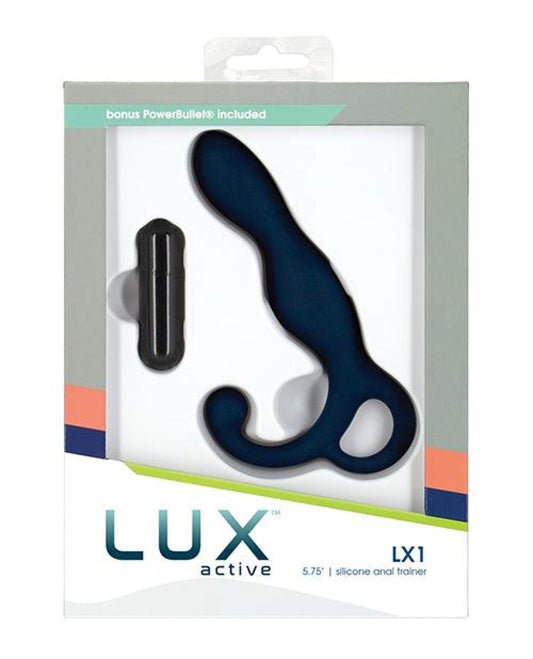 Doll Authority Anal Products Lux Active Lx1 5.75" Silicone Anal Trainer - Dark Blue