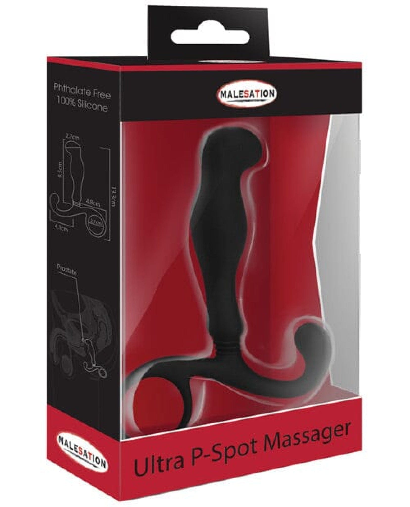 Doll Authority Anal Products Malesation Ultra P Spot Massager - Black