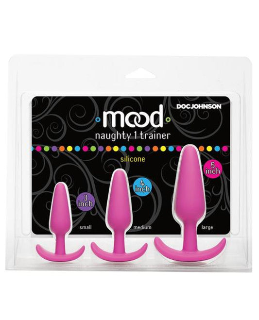 Doll Authority Anal Products Pink Mood Naughty 1 Anal Trainer Set - Set Of 3