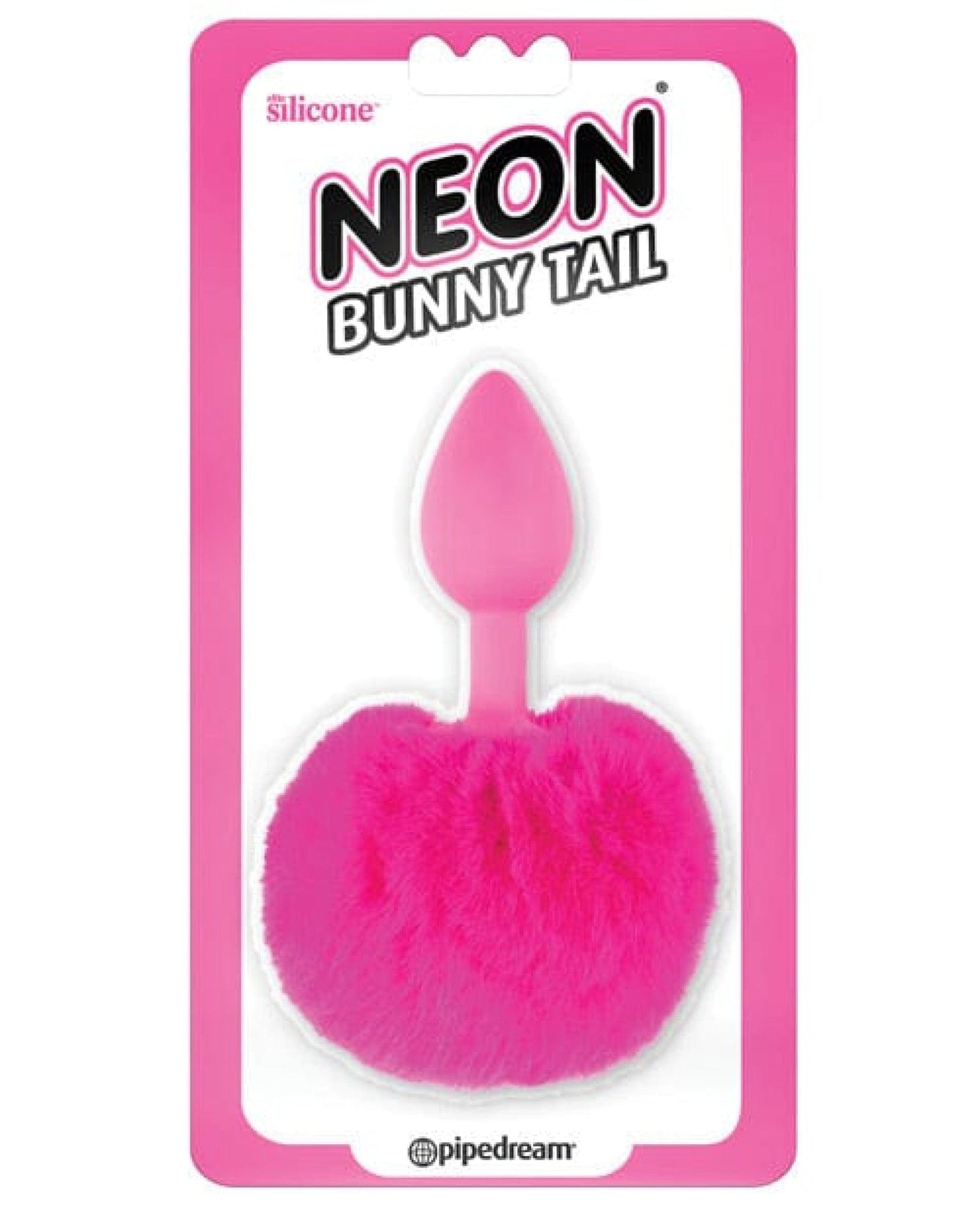 Doll Authority Anal Products Pink Neon Luv Touch Bunny Tail