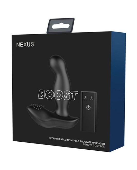 Doll Authority Anal Products Nexus Boost Prostate Massager W-inflatable Tip - Black