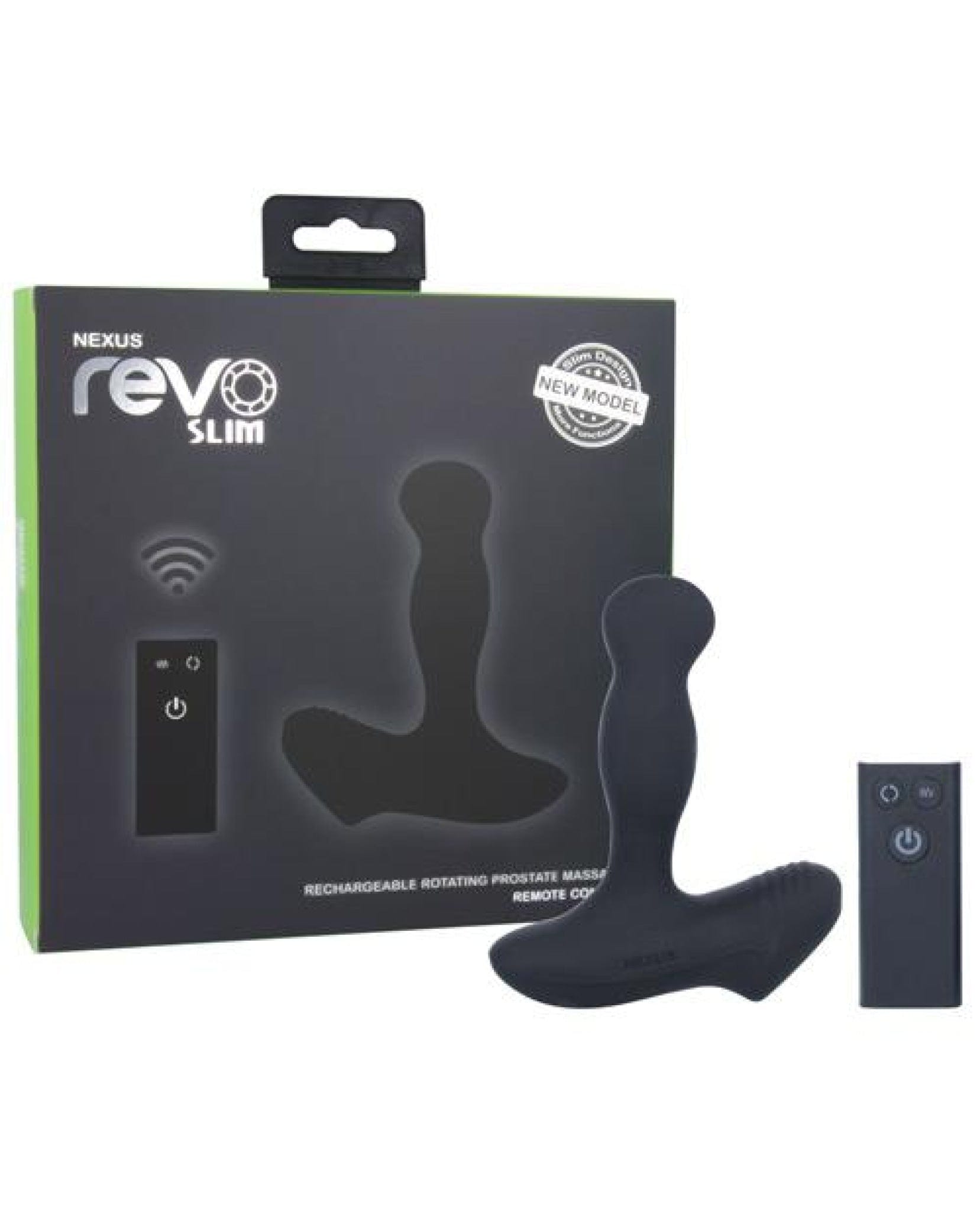 Doll Authority Anal Products Nexus Revo Slim Rotating Prostate Massager - Black