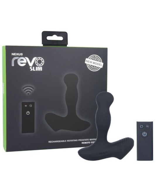 Doll Authority Anal Products Nexus Revo Slim Rotating Prostate Massager - Black