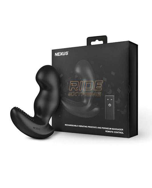 Doll Authority Anal Products Nexus Ride Extreme Vibrating Prostate & Perineum Massager - Black