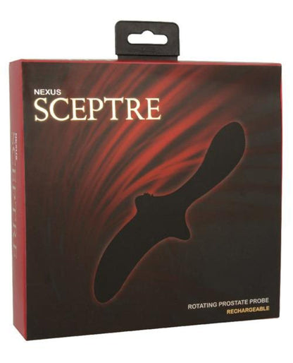 Doll Authority Anal Products Nexus Sceptre Rotating Prostate Probe - Black
