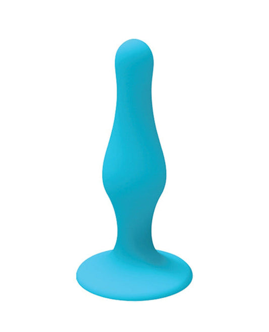 Doll Authority Anal Products Nobu Rainbow Large Silicone Plug - Blue