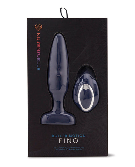 Doll Authority Anal Products Navy Blue Nu Sensuelle Fino Roller Motion Plug