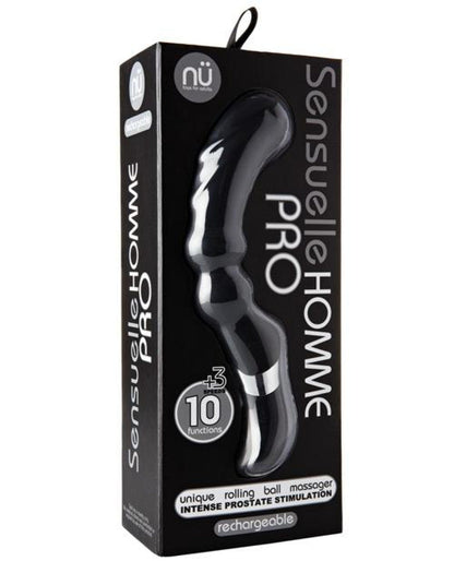 Doll Authority Anal Products Nu Sensuelle Homme Rechargeable Prostate Massager - Black
