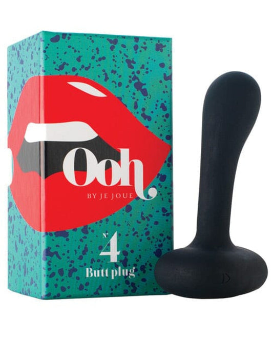 Doll Authority Anal Products Ooh By Je Joue Large Plug - Black