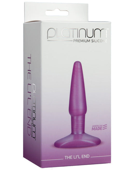 Doll Authority Anal Products Purple Platinum Silicone The Lil' End