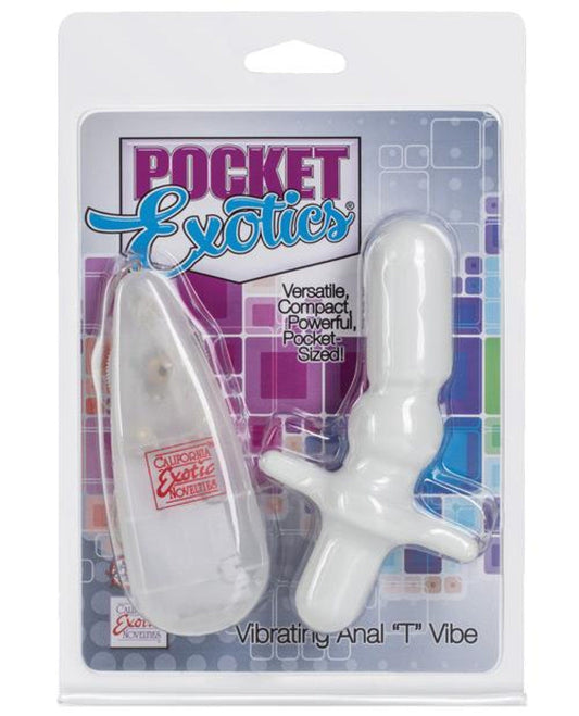 Doll Authority Anal Products Pocket Exotics Anal T Vibe - Ivory