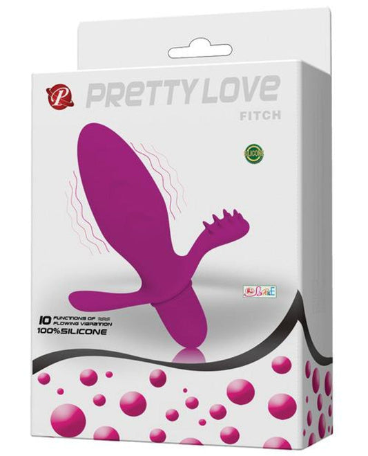 Doll Authority Anal Products Pretty Love Fitch Anal Vibrator - Fuchsia