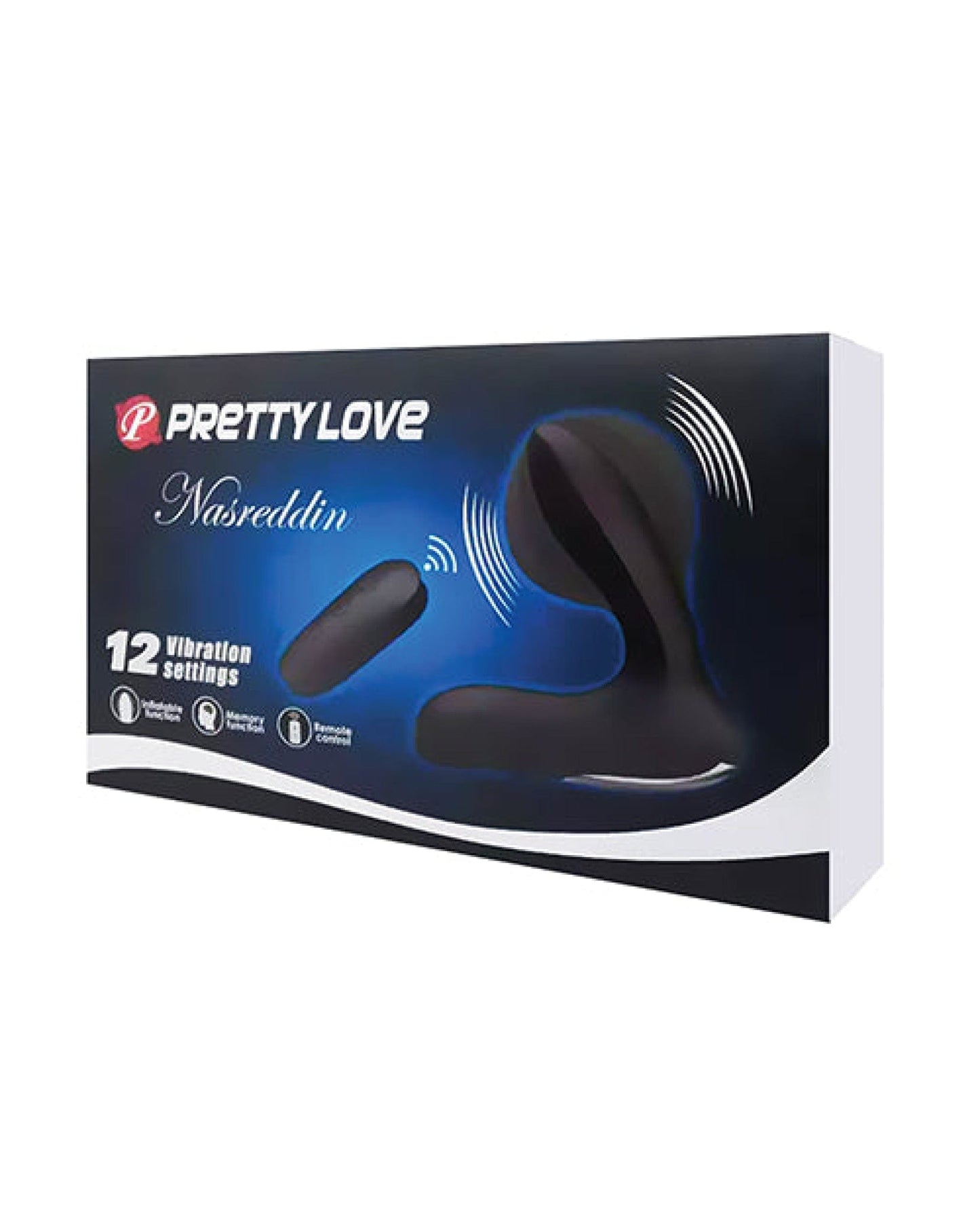 Doll Authority Anal Products Pretty Love Nasreddin Inflatable Prostate Massager - Black