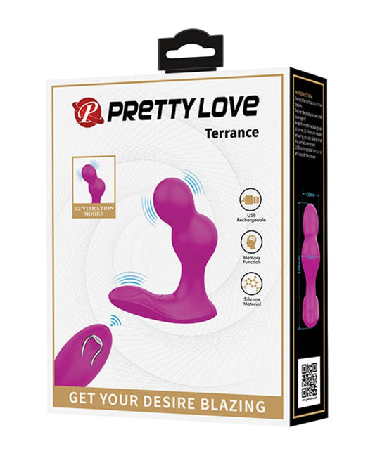 Doll Authority Anal Products Pretty Love Terrance Dual Stimulator - Fuchsia