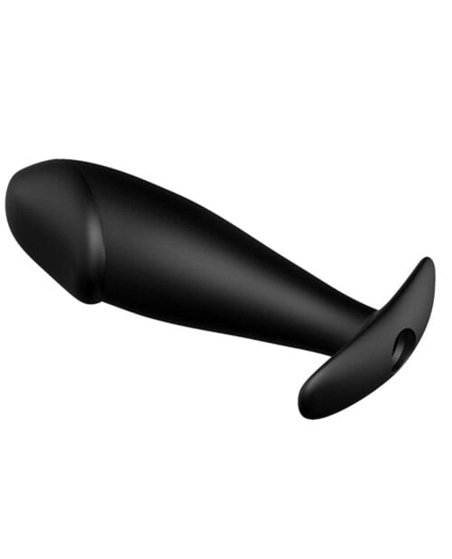 Doll Authority Anal Products Pretty Love Vibrating Penis Shaped Butt Plug - Black