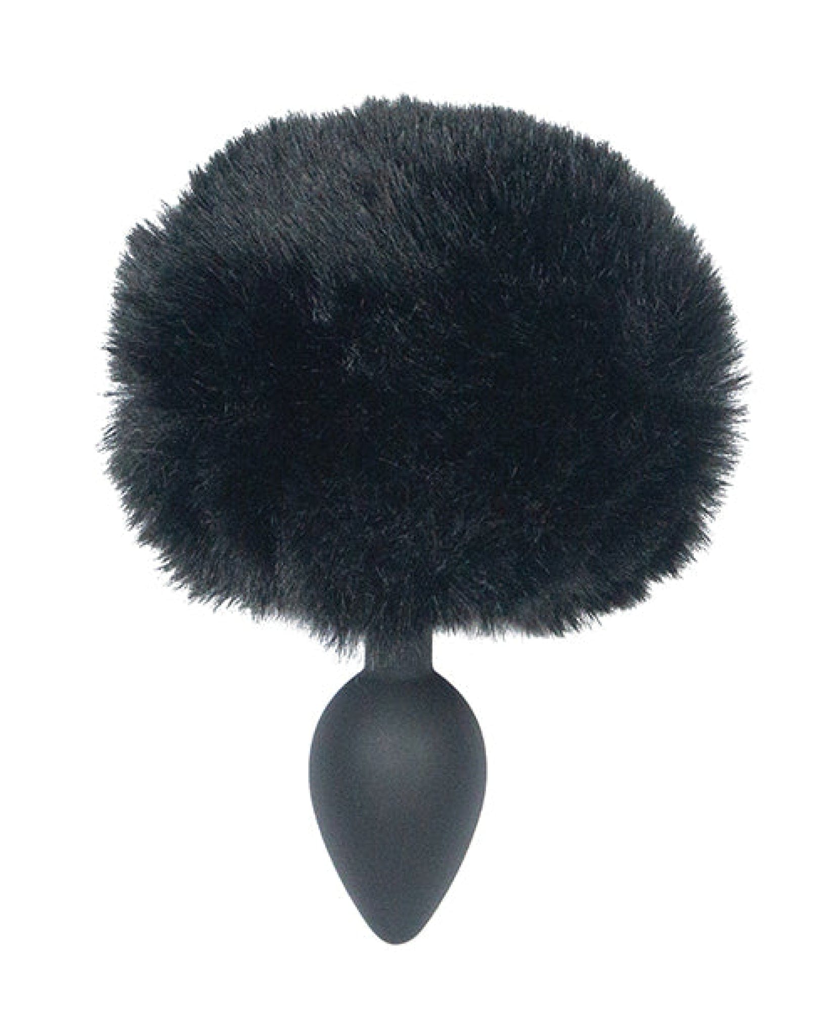 Doll Authority Anal Products Punishment Bunny Tail Butt Plug - Black