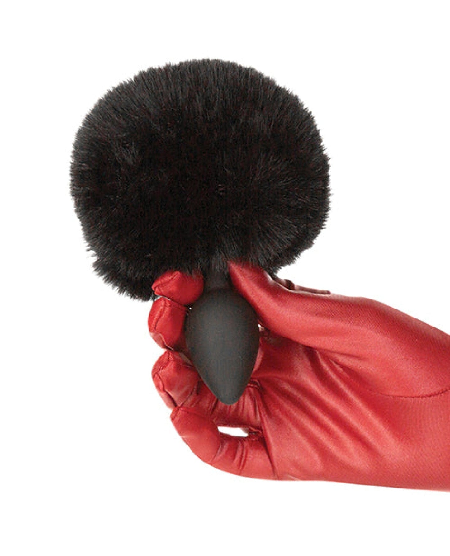 Doll Authority Anal Products Punishment Bunny Tail Butt Plug - Black