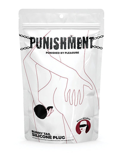 Doll Authority Anal Products Punishment Bunny Tail Butt Plug - Black