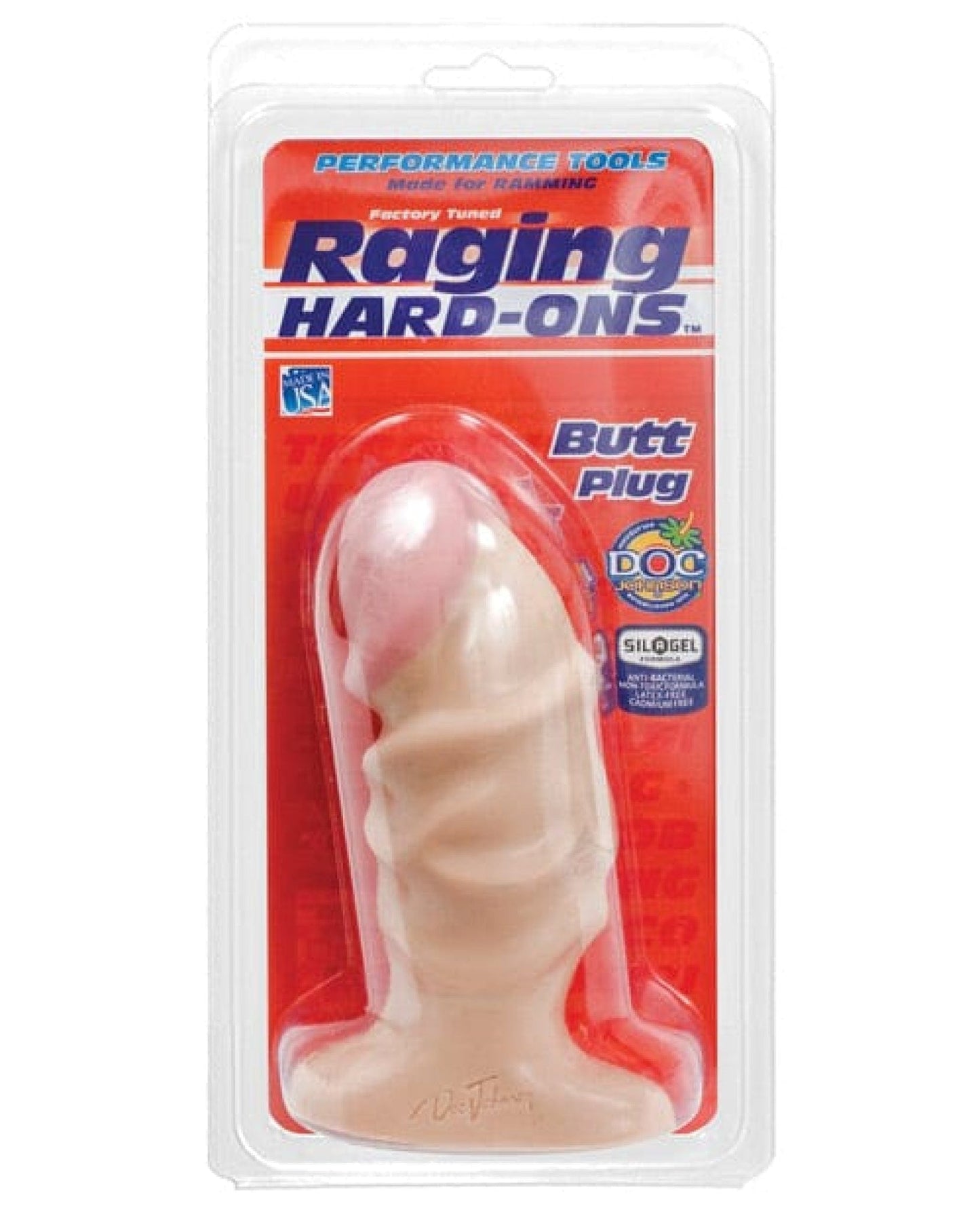Doll Authority Anal Products Raging Hard Ons Butt Plug - Large