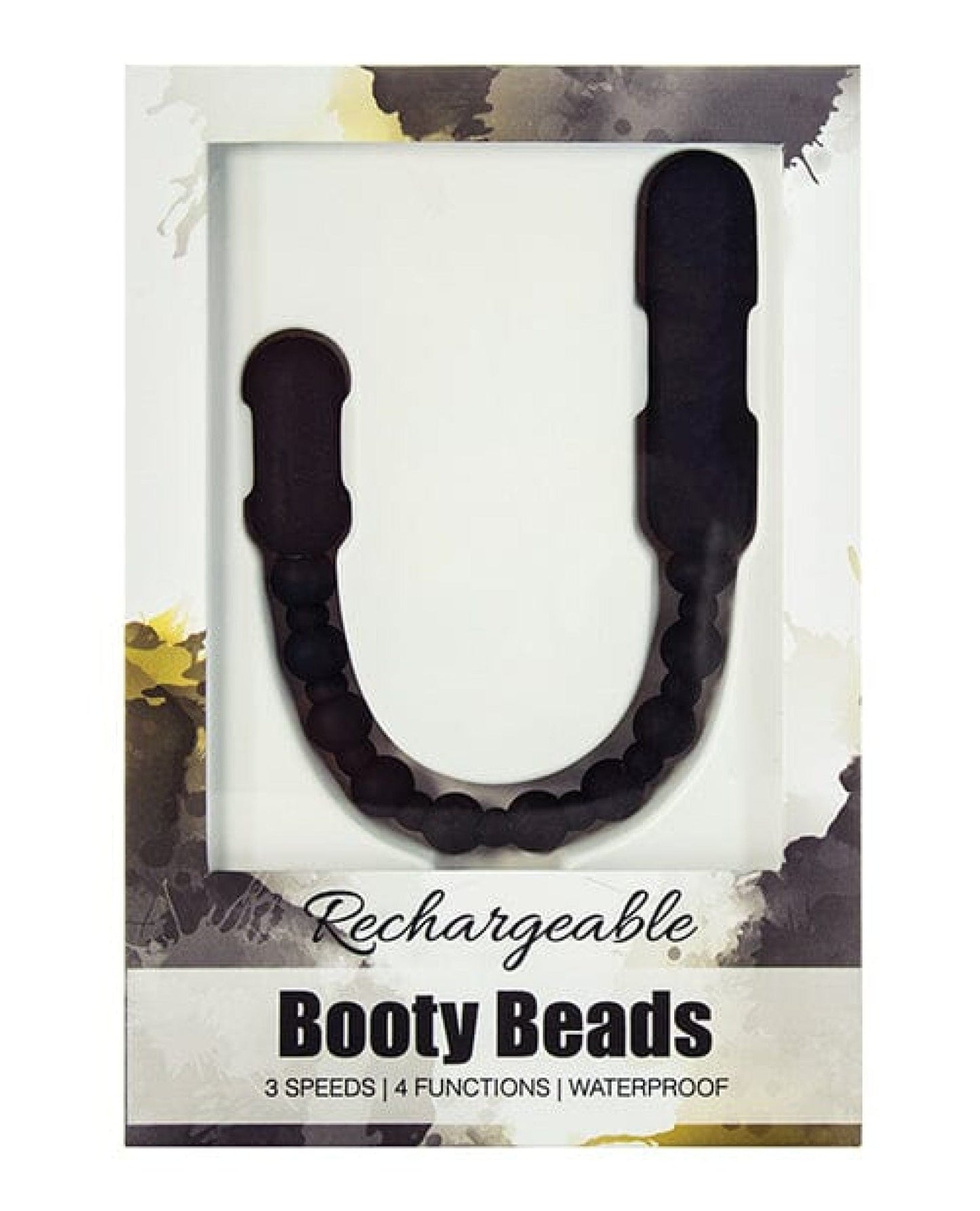 Doll Authority Anal Products Rechargeable Booty Beads - Black