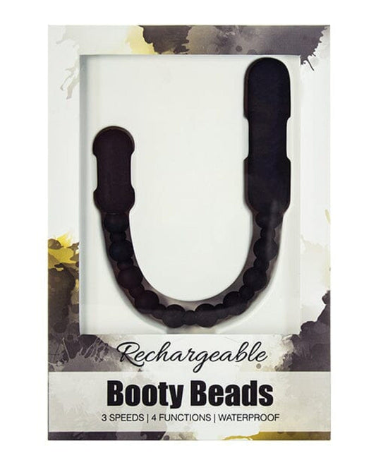 Doll Authority Anal Products Rechargeable Booty Beads - Black