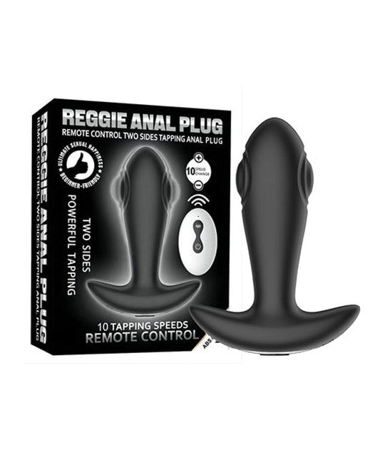 Doll Authority Anal Products Reggie Tapping Anal Plug - Black