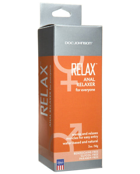 Doll Authority Anal Products Relax Anal Relaxer - 2 Oz Tube