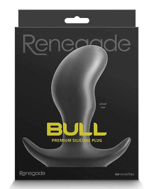 Doll Authority Anal Products Small Renegade Bull Butt Plug - Black