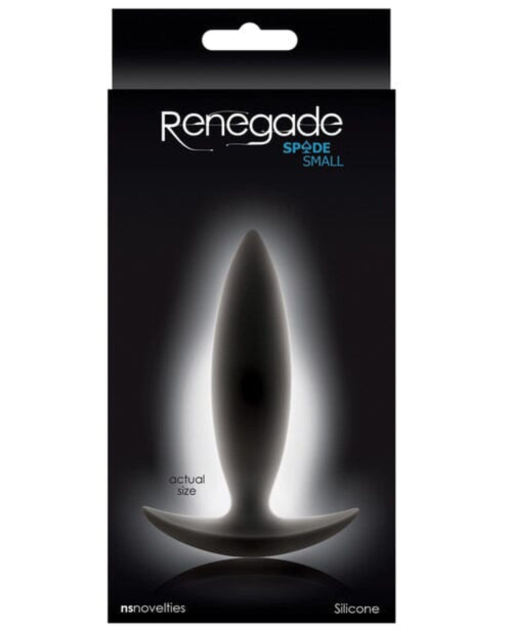 Doll Authority Anal Products Small Renegade Spade Butt Plug - Black