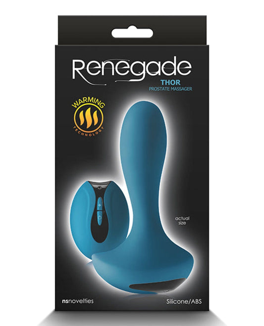 Doll Authority Anal Products Renegade Thor Prostate Massager W-remote - Teal