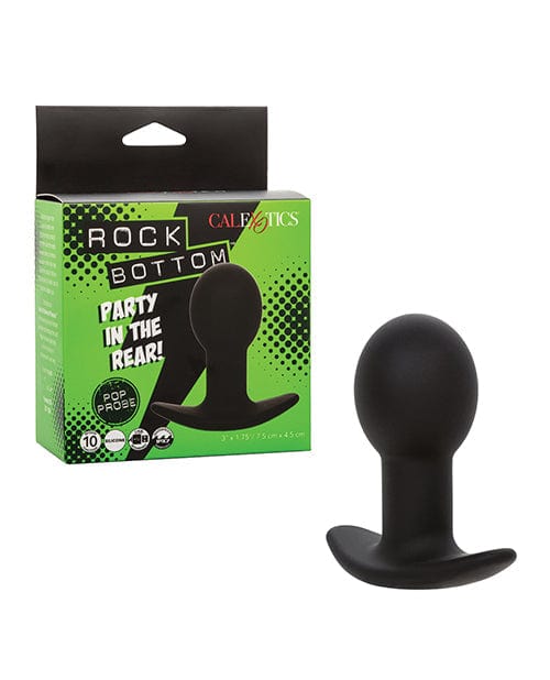 Doll Authority Anal Products Rock Bottom Pop Anal Probe  - Black