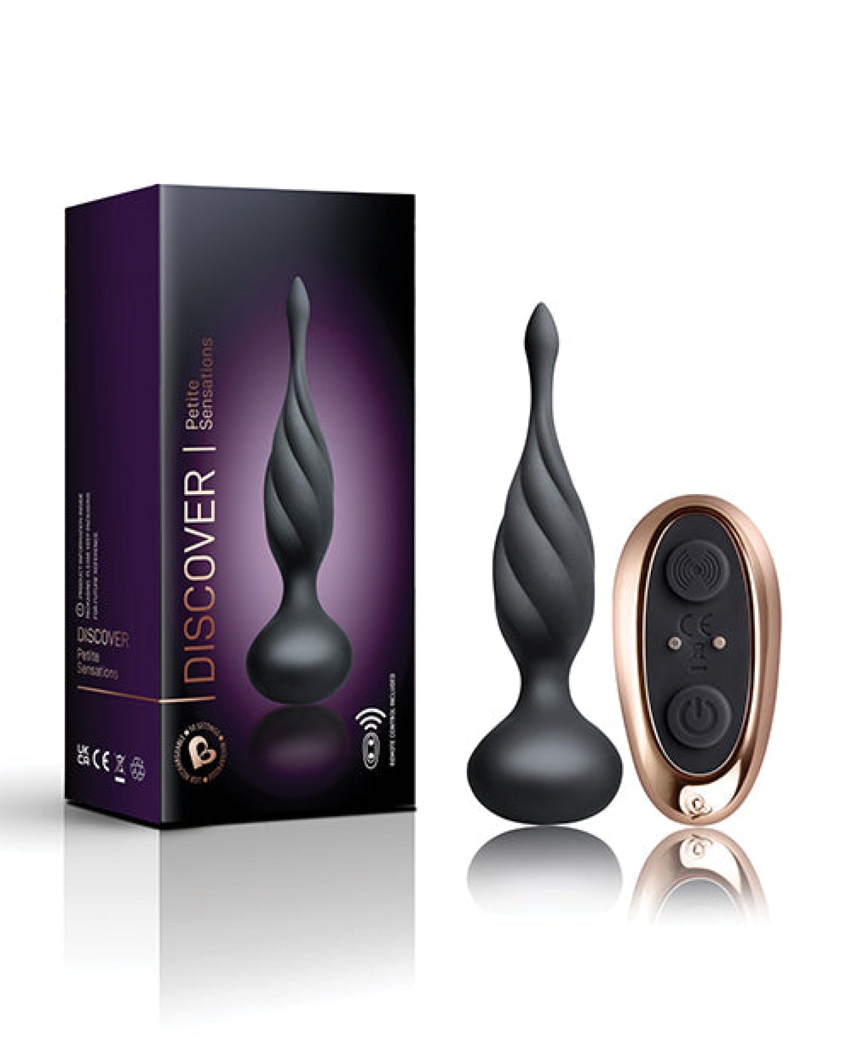 Doll Authority Anal Products Black Rocks Off Petite Sensations Discover Plug W/remote