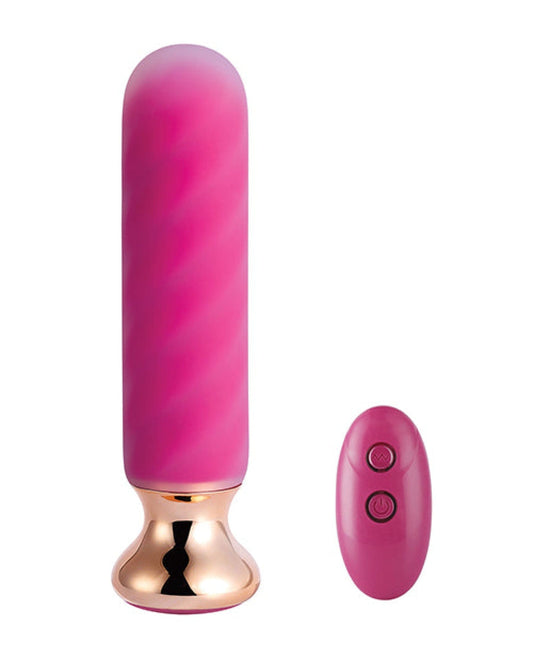 Doll Authority Anal Products Rose Twister Hands-free Remote Vibrating Anal Plug