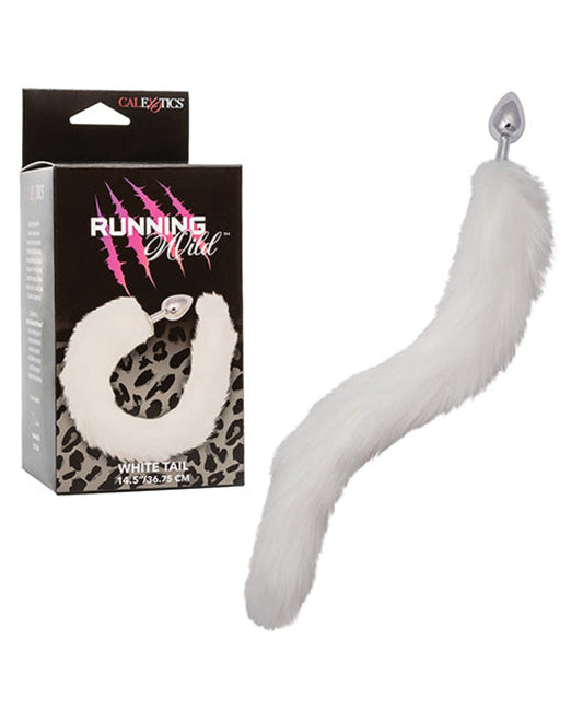 Doll Authority Anal Products White Running Wild Tail Metallic Anal Probe