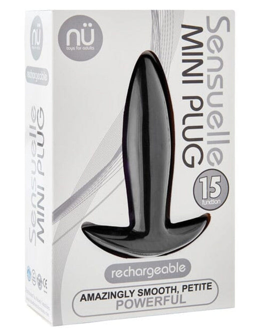 Doll Authority Anal Products Black Sensuelle Mini Butt Plug
