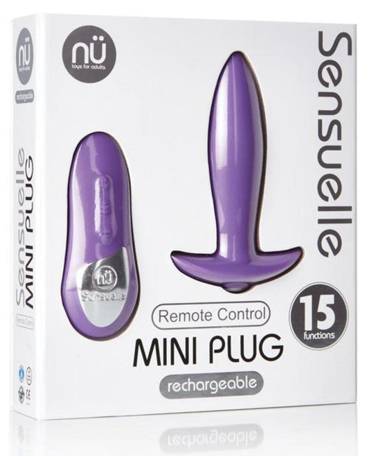 Doll Authority Anal Products Purple Sensuelle Remote Control Rechargeable Mini Plug
