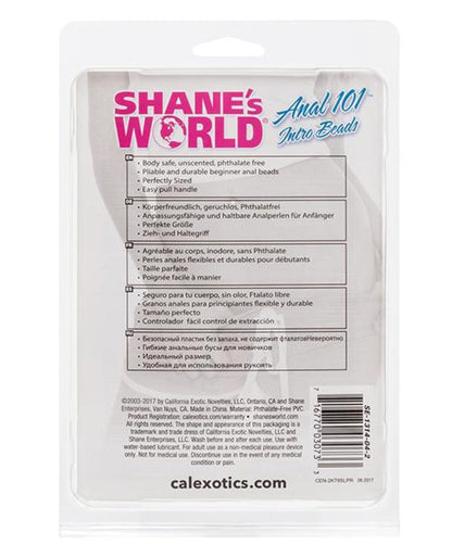 Doll Authority Anal Products Shane's World Anal 101 Intro Beads