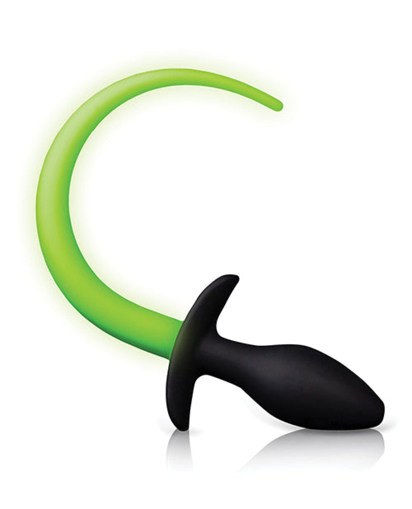 Doll Authority Anal Products Shots Ouch Puppy Tail Plug - Glow In The Dark