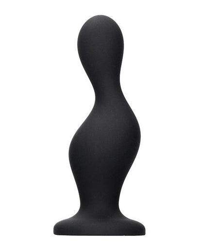 Doll Authority Anal Products Shots Ouch Wave Butt Plug - Black