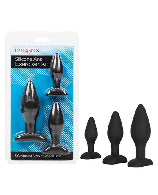 Doll Authority Anal Products Silicone Anal Exerciser Kit - Black