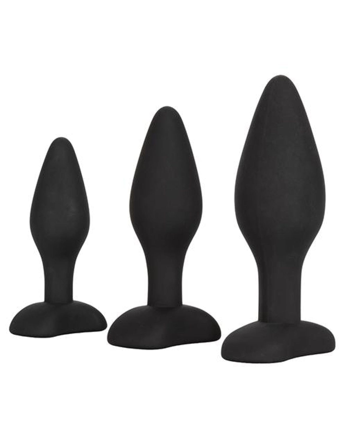 Doll Authority Anal Products Silicone Anal Exerciser Kit - Black