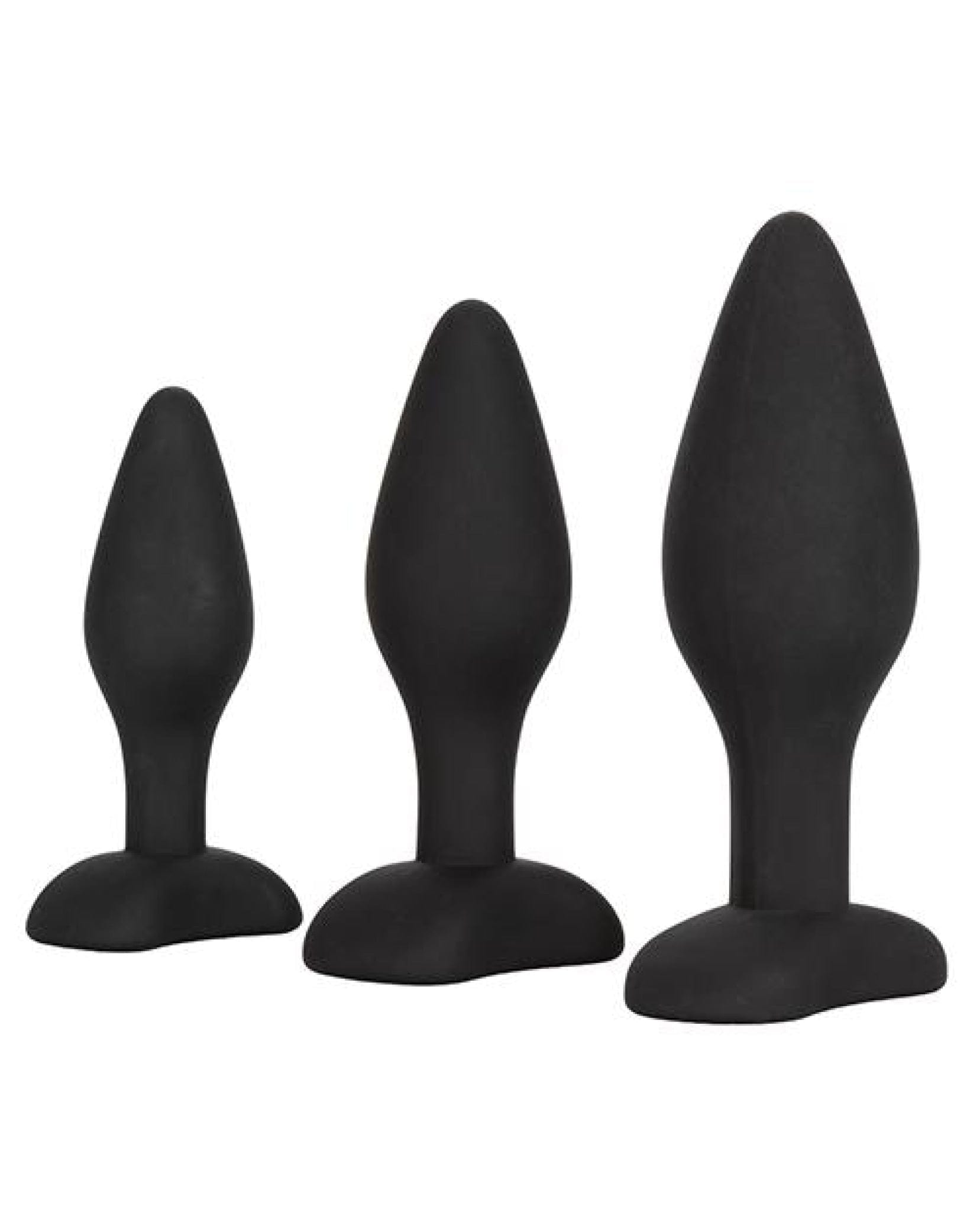 Doll Authority Anal Products Silicone Anal Exerciser Kit - Black