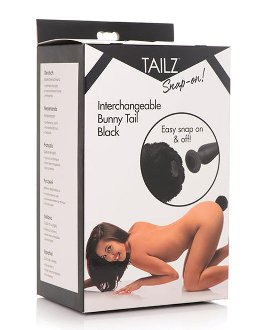 Doll Authority Anal Products Black Tailz Interchangeable Bunny Tail