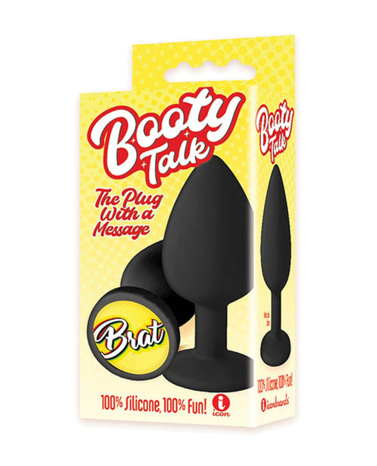 Doll Authority Anal Products The 9's Booty Calls Brat Plug - Black